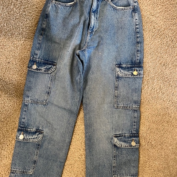Cargo Denim Jeans - Picture 3 of 5